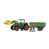 Schleich - Traktor mit Anhänger - Spielsets