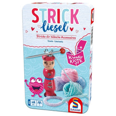 Schmidt Spiele - Basteln & Malen - Kreativkiste Strickliesel - Strickset - 4+ Jahre