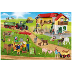 Schmidt Spiele - Farm World Bauernladen 100 Teile und 1 Figur - Puzzles