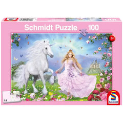 Schmidt Spiele - Prinzessin der Einhörner 100 Teile - Puzzles
