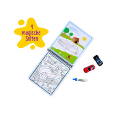 Simba - Art & Fun Wasserstiftbuch Cars - Basteln und Kunst