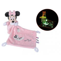 Simba - Disney Minnie Leuchtender Doudou Sternen Kuscheltuch - Plüschtiere