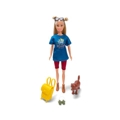 Simba - Puppen - Steffi Love Wanderpuppe mit Hund und Zubehör - 3 Jahre - Outdoor-Abenteuer