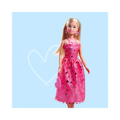 Simba - Puppen - Steffi Love Pink Love Puppe - Funkelndes Herzkleid - 3+ Jahre