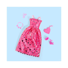 Simba - Puppen - Steffi Love Pink Love Puppe - Funkelndes Herzkleid - 3+ Jahre