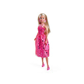 Simba - Puppen - Steffi Love Pink Love Puppe - Funkelndes Herzkleid - 3+ Jahre