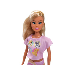 Simba - Puppen - Steffi Love Willkommen Welpen - 29cm Puppe - 3 Jahre - Fürsorgliches Spielen