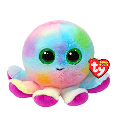 TY - Beanie Boos Bubbles Rainbow Octopus 15 cm