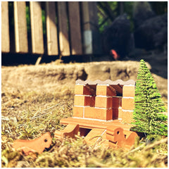 Teifoc - Chicken coop 30 Pcs - Arts & Crafts