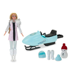 Teorema - Dolls - Dea Winter Adventure Doll with Snowmobile - 3 Years - Educational Play