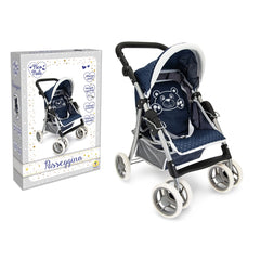 Teorema - Puppen-Sets - Deluxe Puppenwagen - Verstellbarer Griff - 3 Jahre