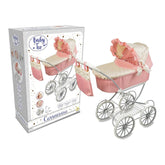 Teorema - Puppen-Sets - Luxus 2-in-1 Puppenwagen Set - Pink/Gold - 3+ Jahre