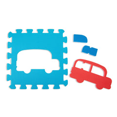Teorema - Play Mats & Gyms - Vehicle Puzzle Play Mat - Non-Toxic - 0M+