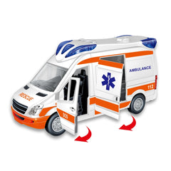 Teorema - Spielfahrzeuge - Krankenwagen - Reibungsantrieb - 3+ Jahre - Lernspielzeug