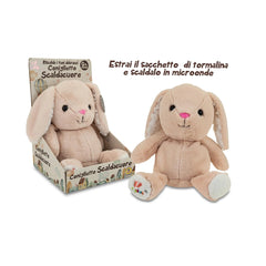 Teorema - Stuffed Animals - GOGO Heart-Warmer Bunny - Microwave Plush - 0 Months - Natural Heat Therapy