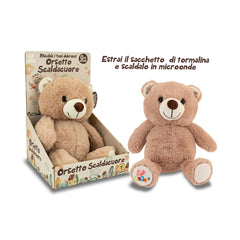 Teorema - Stuffed Animals - GOGO Heart-Warmer Teddy Bear - Pink Beige - 0 Months