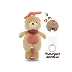 Teorema - Stuffed Animals - GoGo Musical Teddy Bear - Washable Plush - 0 Months - Soothing Sleep Aid