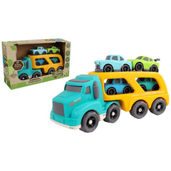 Toys Garden - Baby Challenge Nachhaltiger Auto-Transporter Set - Spielzeuge