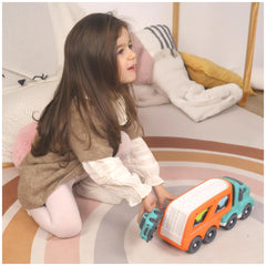 Toys Garden - Baby Challenge Nachhaltiger Auto-Transporter Set - Spielzeuge