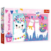 Trefl - 100 Piece Puzzle - Happy Llamas - Puzzles Age +5 - TRF16363