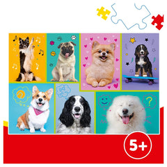 Trefl - 100-Piece Puzzle - In the World of Dogs - Puzzles Age +5 - TRF16421