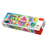Trefl - 1000 Piece Panorama Puzzle - Colorful Cupcakes - Puzzles Age +14 - TRF29045