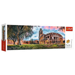 Trefl - 1000 Teile Panorama Puzzle - Kolosseum bei Sonnenaufgang - 14+ - TRF29030