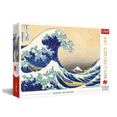 Trefl - 1000 Piece Puzzle - Art Collection The Great Wave of Kanagawa - Puzzles Age +14 - TRF10521