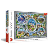 Trefl - 1000 Piece Puzzle - Castles of the World - Puzzles Age +14 - TRF10583