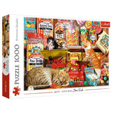 Trefl - 1000 Piece Puzzle - Cat's Sweets - Puzzles Age +14 - TRF10630