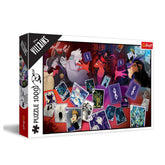 Trefl - 1000 Piece Puzzle - Disney Villains Only Good Cards - Puzzles Age +14 - TRF10719