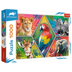 Trefl - 1000 Teile Puzzle - Puzzles - 14 - Exotische Tiere - TRF10671