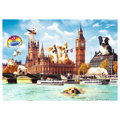 Trefl - Lustige Städte: Hunde in London - Puzzles - 14+ - TRF10596
