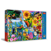 Trefl - 1000 Teile Puzzle - Puzzles - 14+ - Tea Time Country Life Singvögel - TRF10848