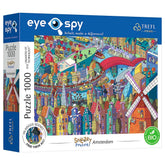 Trefl - 1000 Piece Puzzle UFT EYE - SPY - Sneaky Peekers Amsterdam, The Netherlands - Puzzles Age +14 - TRF10710