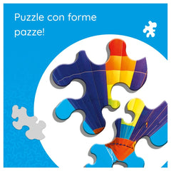 Trefl - 600 Piece Puzzle - Crazy Shapes Sky Over Paris - Puzzles Age +10 - TRF11115