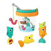 Yookidoo - Catch 'N' Sprinkle Fishing Set Bucket - Badewannenspielzeug - 18 Monate+ - YKD40280