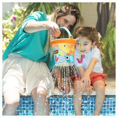 Yookidoo - Catch 'N' Sprinkle Fishing Set Bucket - Badewannenspielzeug - 18 Monate+ - YKD40280