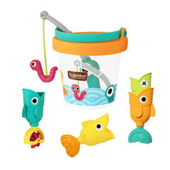 Yookidoo - Catch 'N' Sprinkle Fishing Set Bucket - Badewannenspielzeug - 18 Monate+ - YKD40280