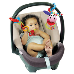 Yookidoo - Clips, Rattle 'N' Links Cow Toy Set - Baby Activity Toys - 0M