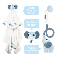 Yookidoo - Elephant Baby Shower Geschenkset - Badewannenspielzeug - 0 - 18 Monate - YKD40229