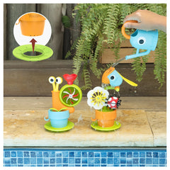 Yookidoo - Pour 'N' Grow Spinning Garden - Badewannenspielzeug - 18 Monate+ - YKD40240