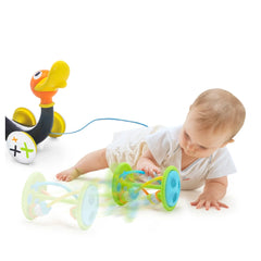 Yookidoo - Ziehender Pfeifender Duck - Schiebe - & Ziehspielzeug - 12 Monate+ - YKD40129