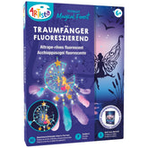 ARTISTA Fluorescent Dream Catcher box featuring a whimsical fairy and intricate dreamcatcher design.