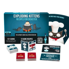 Asmodee - Exploding Kittens Recipes for Disaster - Board Games - Age +7 - Party Game - STR8625 - Italian Edition
