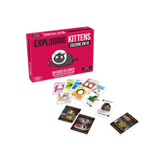 Asmodee - Exploding Kittens VM18 - Brettspiele - +18 - Spaß für Erwachsene - STR8661 - Italienische Edition