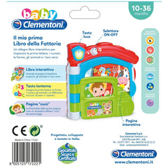 Baby-Clementoni - Mein-Erstes-Bauernhof-Buch - Baby-Aktivspielzeug