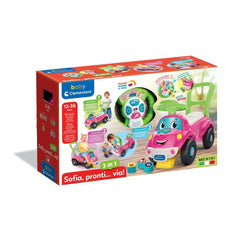 Baby Clementoni - Sofia Pronti Via 3 In 1 Reitspielzeuge - Italienische Edition