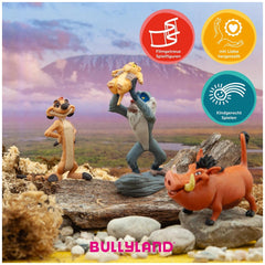 Bullyland - Disney - Rafiki with Baby Simba Toy Figure 10 cm - The Lion King - Action & Toy Figures
