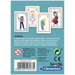Clementoni - 10 Famiglie Memory Card Games - Italian Edition